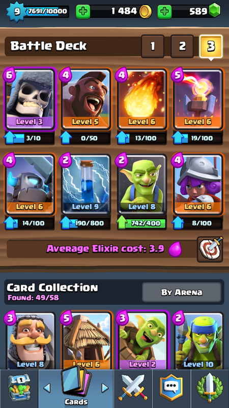 Royal Giant Hog Deck for Arena 7 and 8